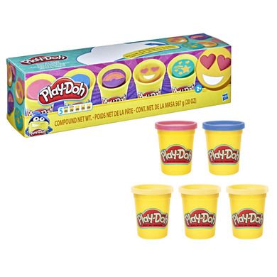 Play-Doh, Radosne kolory, 5 tub, zestaw kreatywny