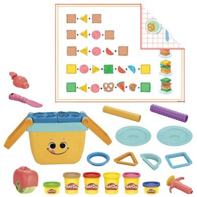 Play-Doh, Starters, Piknik i nauka kształtów, zestaw kreatywny