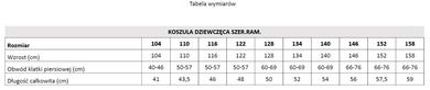 Podkoszulek dziewczęcy, biały, Amelka, Tup Tup