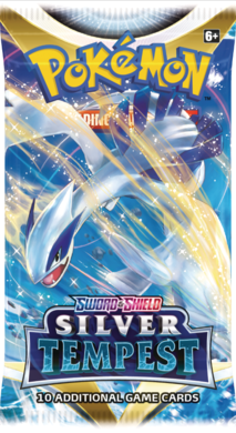 Pokemon TCG: Silver Tempest Booster, gra karciana, dodatek, 1 szt.