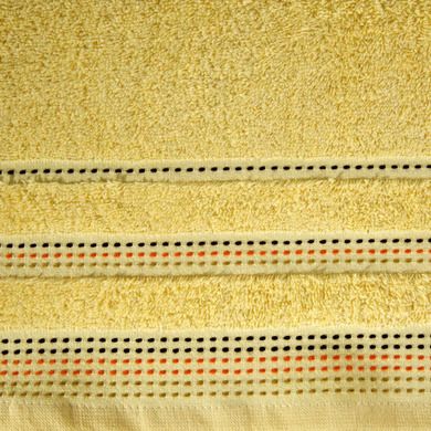 Pola, ręcznik z trzykolorową bordiurą w formie fastrygi, 50-90 cm