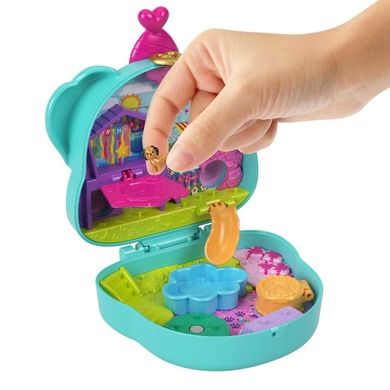 Polly Pocket, Urodziny pieska, kompaktowy zestaw do zabawy z laleczkami i akcesoriami