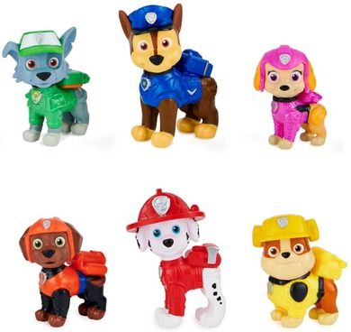 Psi Patrol Film, Figurki, zestaw prezentowy, 6 szt.