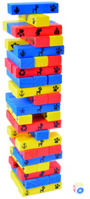 Psi Patrol, Wieża drewniana, gra zręcznościowa