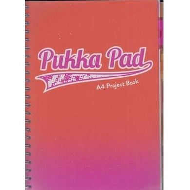Pukka Pad, kołozeszyt, A4, Fusion Project Book, pomarańczowy