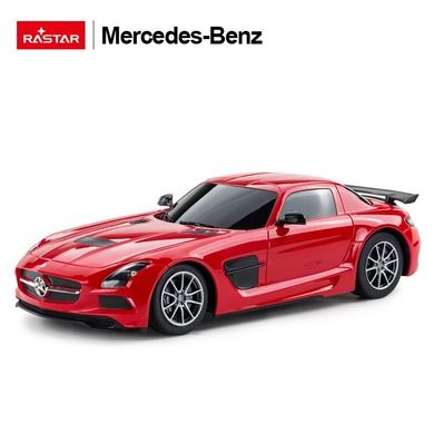 Rastar, Mercedes-Benz SLS AMG, samochód zdalnie sterowany, czerwony, 1:18