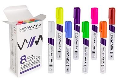 Rawmark, markery kredowe, 8 kolorów