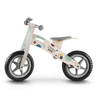 Ricokids, rowerek biegowy, 12 cali, drewniany