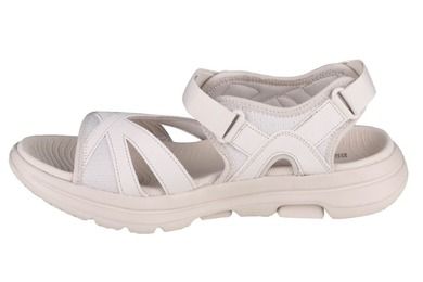 Sandały damskie, białe, Skechers Go Walk 5-Restored