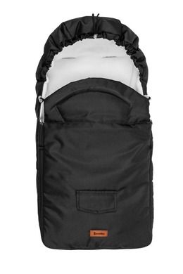Sensillo, śpiworek do wózka, polarowy Black, 95-40 cm