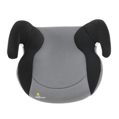 Smiki, Booster, podstawka samochodowa, 22-36 kg, szaro-czarna