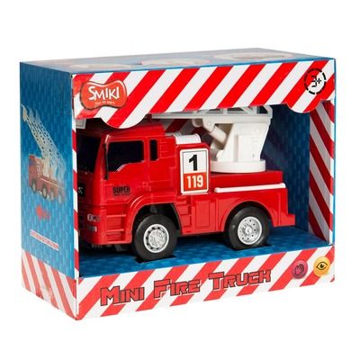 Smiki, Mini Fire Truck, Straż pożarna, pojazd, 20 cm
