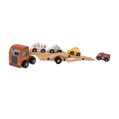 Smiki, Transport samochodów, pojazd drewniany
