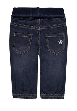 Spodnie jeansowe niemowlęce, ciemny denim, Kanz
