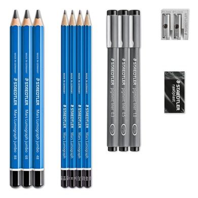Staedtler, zestaw do rysowania, Design Journey Sketching Set, 12 szt.