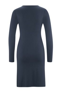 Sukienka damska z długim rękawem, do karmienia, niebieska, Bellybutton