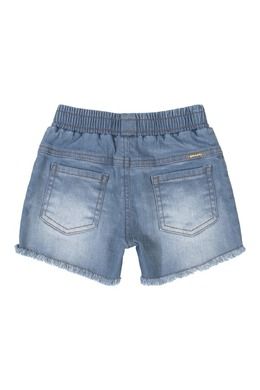 Szorty jeansowe dziewczęce, denim, Up Baby