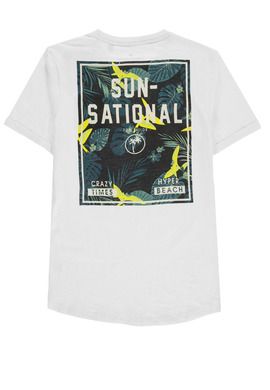 T-shirt chłopięcy, biały, Tom Tailor