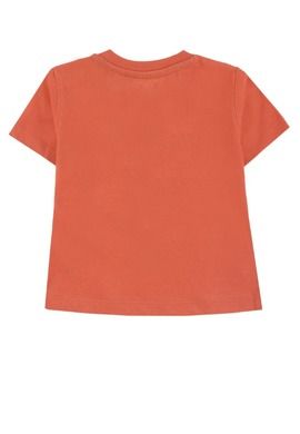 T-shirt chłopięcy, pomarańczowy, Tom Tailor