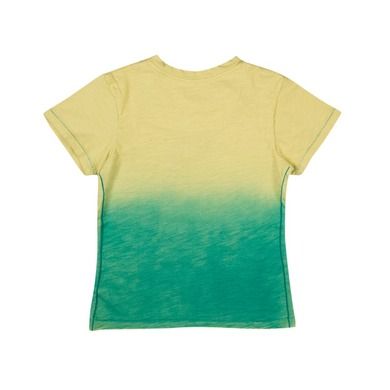 T-shirt chłopięcy, zielony, Kanz