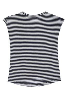 T-shirt dziewczęcy, biało-niebieski, Tom Tailor