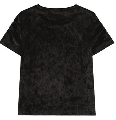 T-shirt dziewczęcy, czarny, Tom Tailor