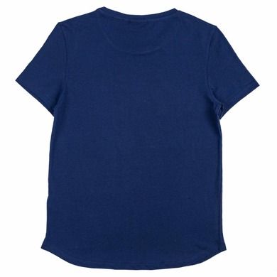 T-shirt dziewczęcy, granatowy, Tom Tailor