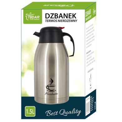 Tadar, termos nierdzewny, dzbanek, herbata, 1,5 l