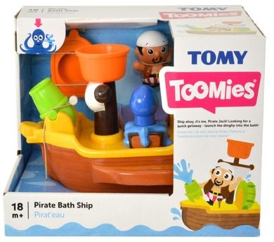 Tomy Tomies, statek piratów, zabawka do kąpieli