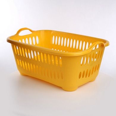 Tontarelli, kosz prostokątny, 62,5-44,5-27,5 cm, 41l, cover line żółty (8065142)