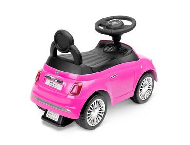 Toyz, Fiat 500, jeździk, pink