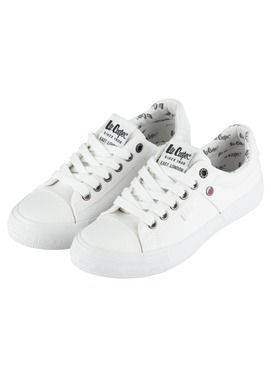 Trampki damskie, białe, Lee Cooper