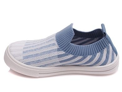 Trampki slip on chłopięce, niebieskie, Weestep