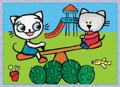 Trefl, Kicia Kocia, puzzle 4w1