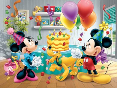 Trefl, Myszka Miki, Tort urodzinowy, puzzle, 30 elementów