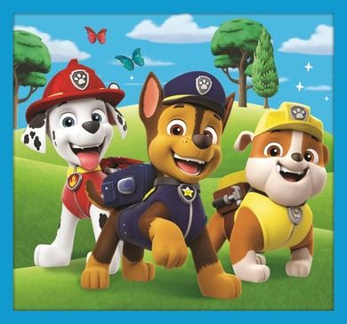 Trefl, Psi Patrol, Niezawodna drużyna, puzzle 10w1