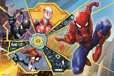 Trefl, Spider-Man, W sieci, puzzle, 60 elementów