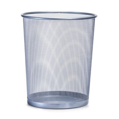 Zeller, kosz na papier z siatki stalowej, szary