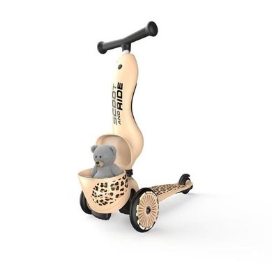 Scootandride, Highwaykick 1, Lifestyle, jeździk i hulajnoga 2w1, Leopard