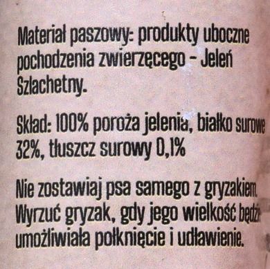 4Dogs, gryzak z poroża jelenia, S, hard
