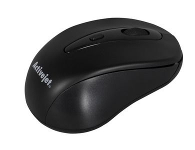 Activejet, mysz optyczna, AMY-213, 1600 DPI, czarna