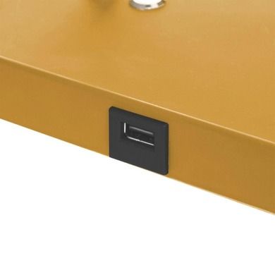 Atmosphera, lampka na biurko, Colors, ładowana na USB, żółta