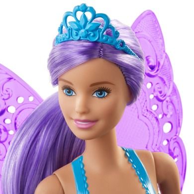 Barbie, Dreamtopia, lalka wróżka z fioletowymi włosami