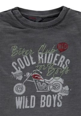 Bluza chłopięca, szara, motocykl, Kanz