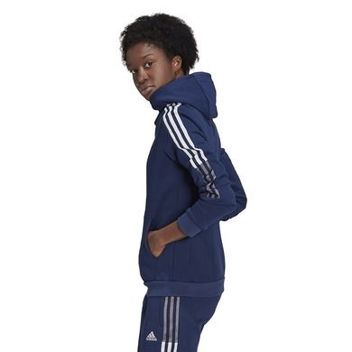Bluza damska z kapturem, granatowa, Adidas Tiro 21 Sweat Hoody
