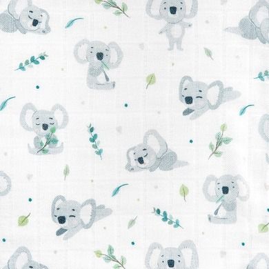 Bocioland, Koala, pieluszka bambusowa, 30-30 cm