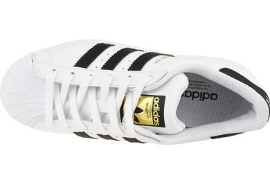 Buty sportowe chłopięce, białe, Adidas Superstar J