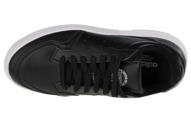 Buty sportowe chłopięce, czarne, Adidas Supercourt J
