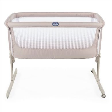 Chicco, Co-Sleeping Chicco Next2me, łóżeczko dostawne, Air Dark Beige