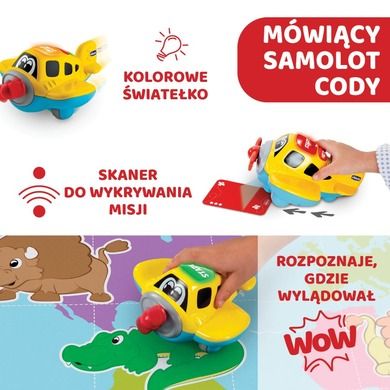 Chicco, Edu4you, Poznaj Świat - baw się i koduj, mata edukacyjna